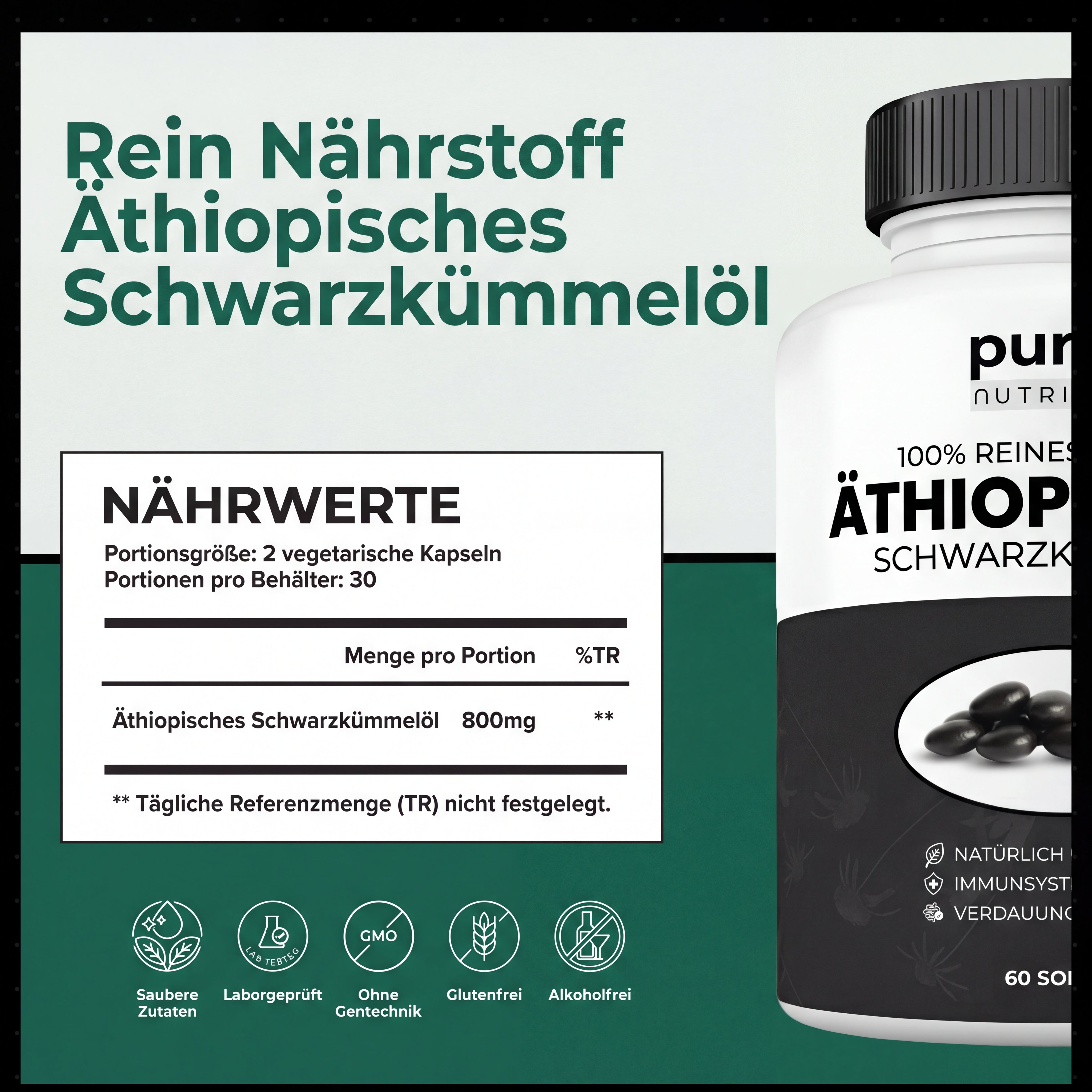 Aurevia Äthiopisches Schwarzkümmelöl Kapseln